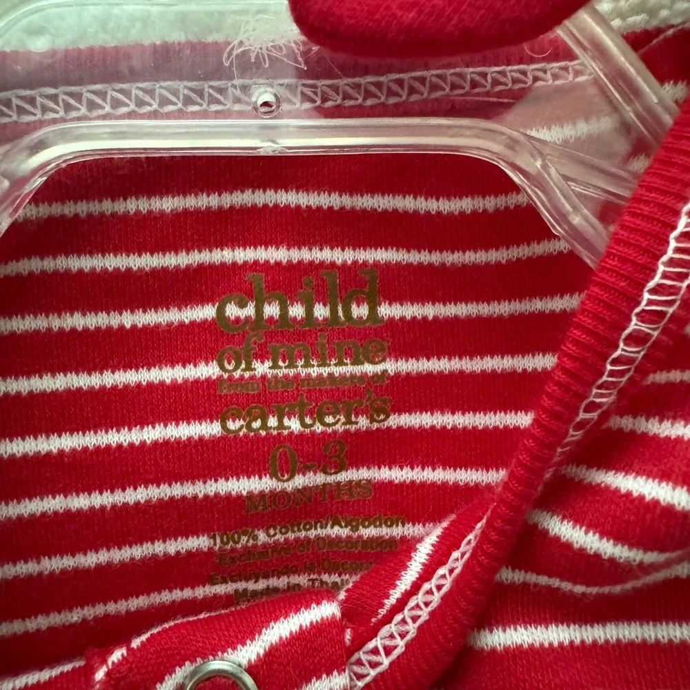 Vintage Carter's Baby Valentine's Day Set w/Hat Socks 0-3m Embroidered Heart